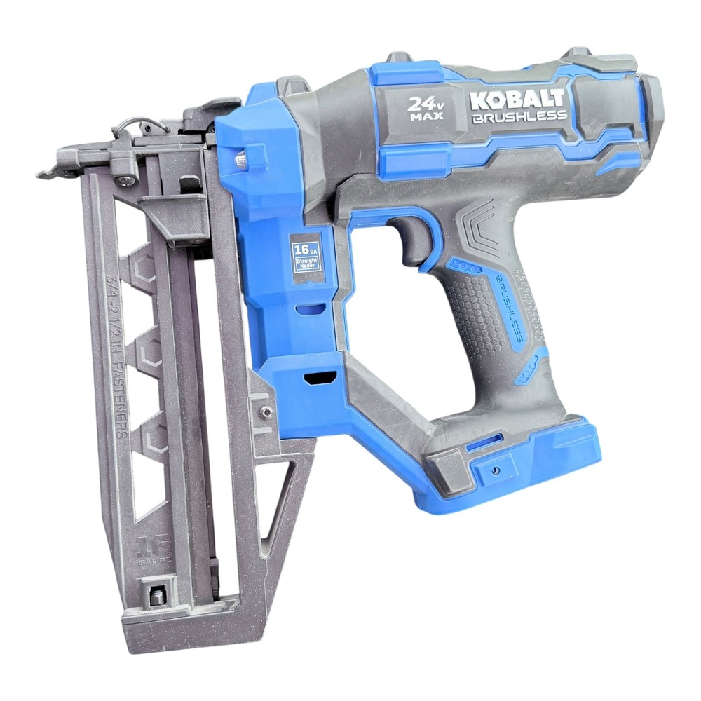 Kobalt 24V Max Brushless 16-Gauge Straight Finish Nailer KXNA 224B-03 Tool Only